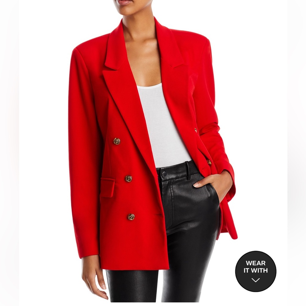 Aqua oversized blazer in red. Brand new without tags size XS.